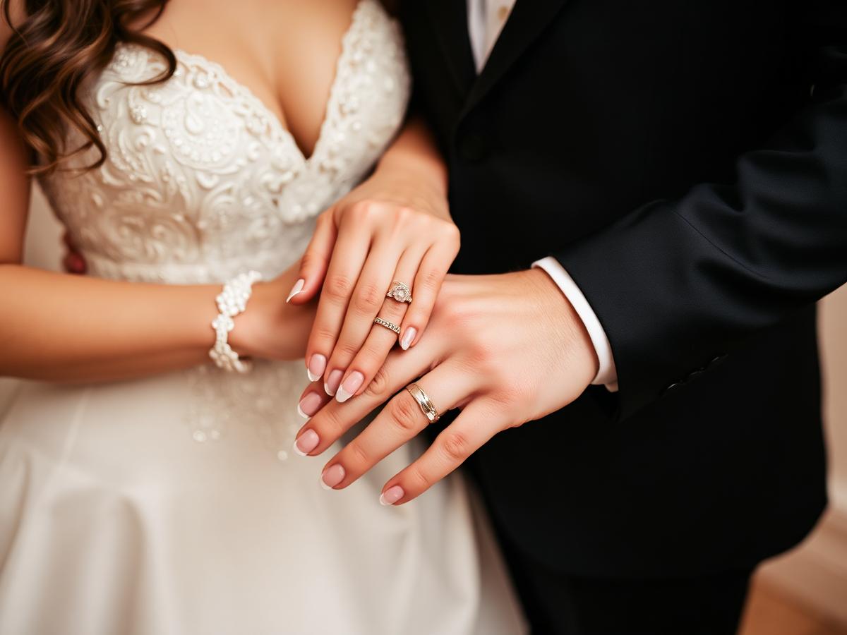 Wedding ring detail